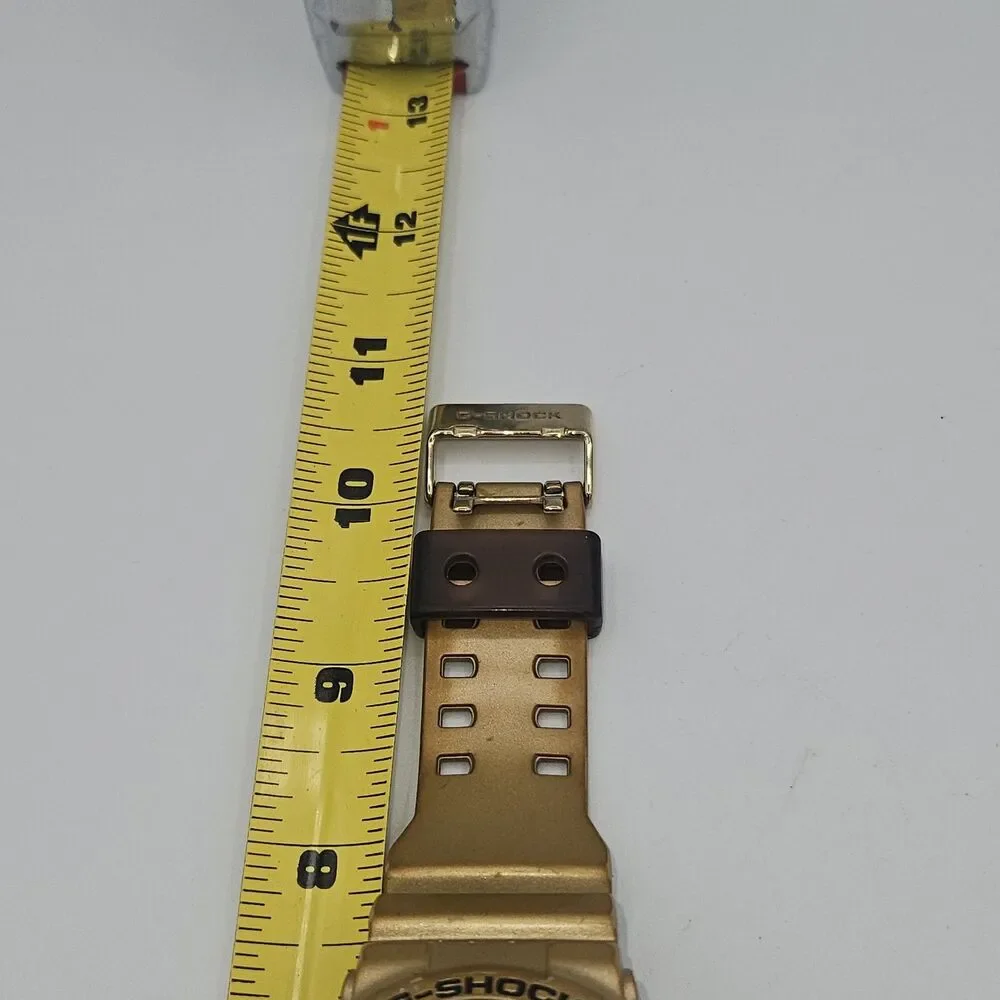 Casio G-Shock GA-110GD-9B Gold Black Mens Analog Digital Watch 5146 Tested